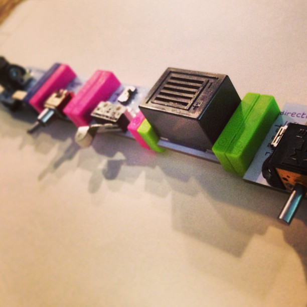 Morse Code Machine, made with LittleBits