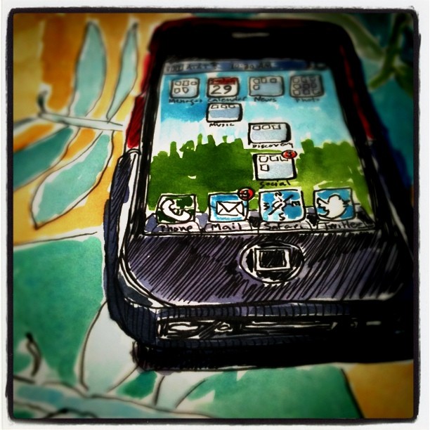 Mixed Media Drawing by Greg Meyer